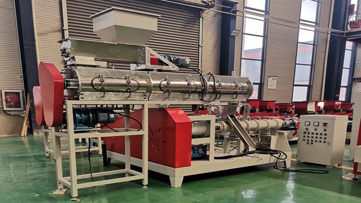 floating fish feed pellet mill plant making line